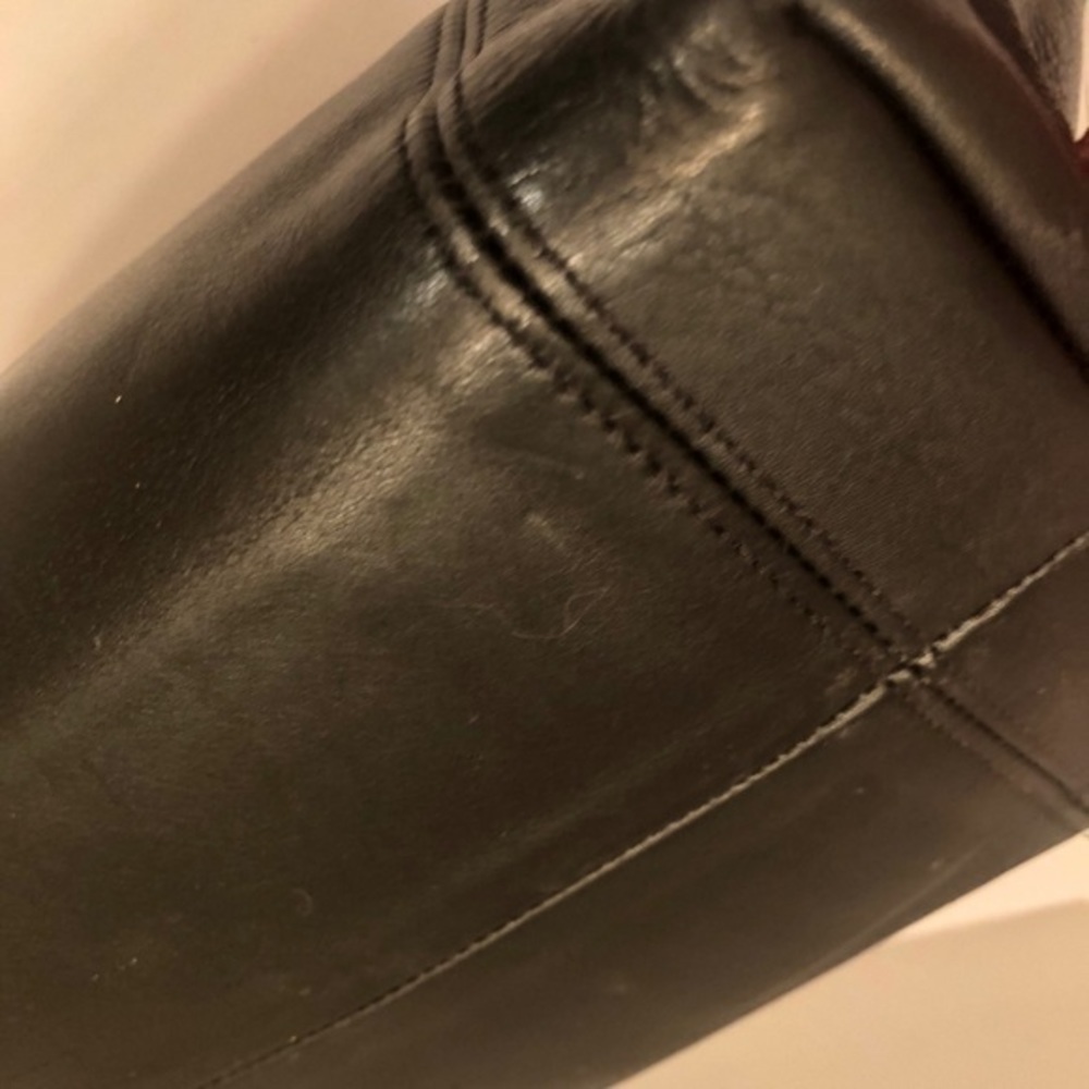 Coach vintage black leather tote waverly 4134 - Picture 7 of 16